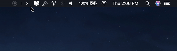 Animation of hiding menu bar items with Hidden Bar